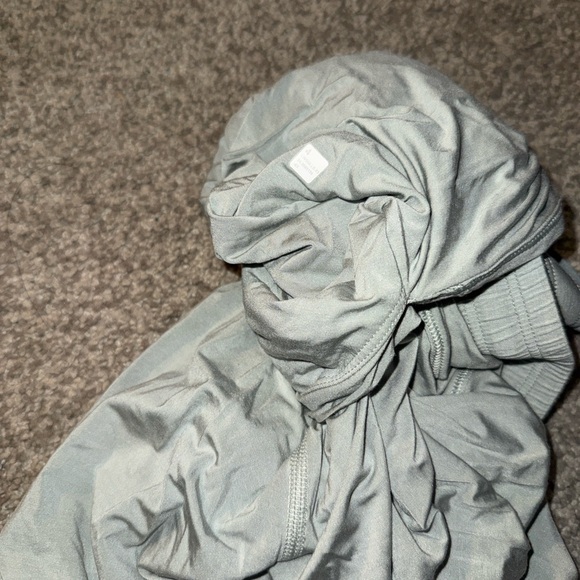 Light Green Modal High Rise Wide Leg Pants - Picture 3 of 4